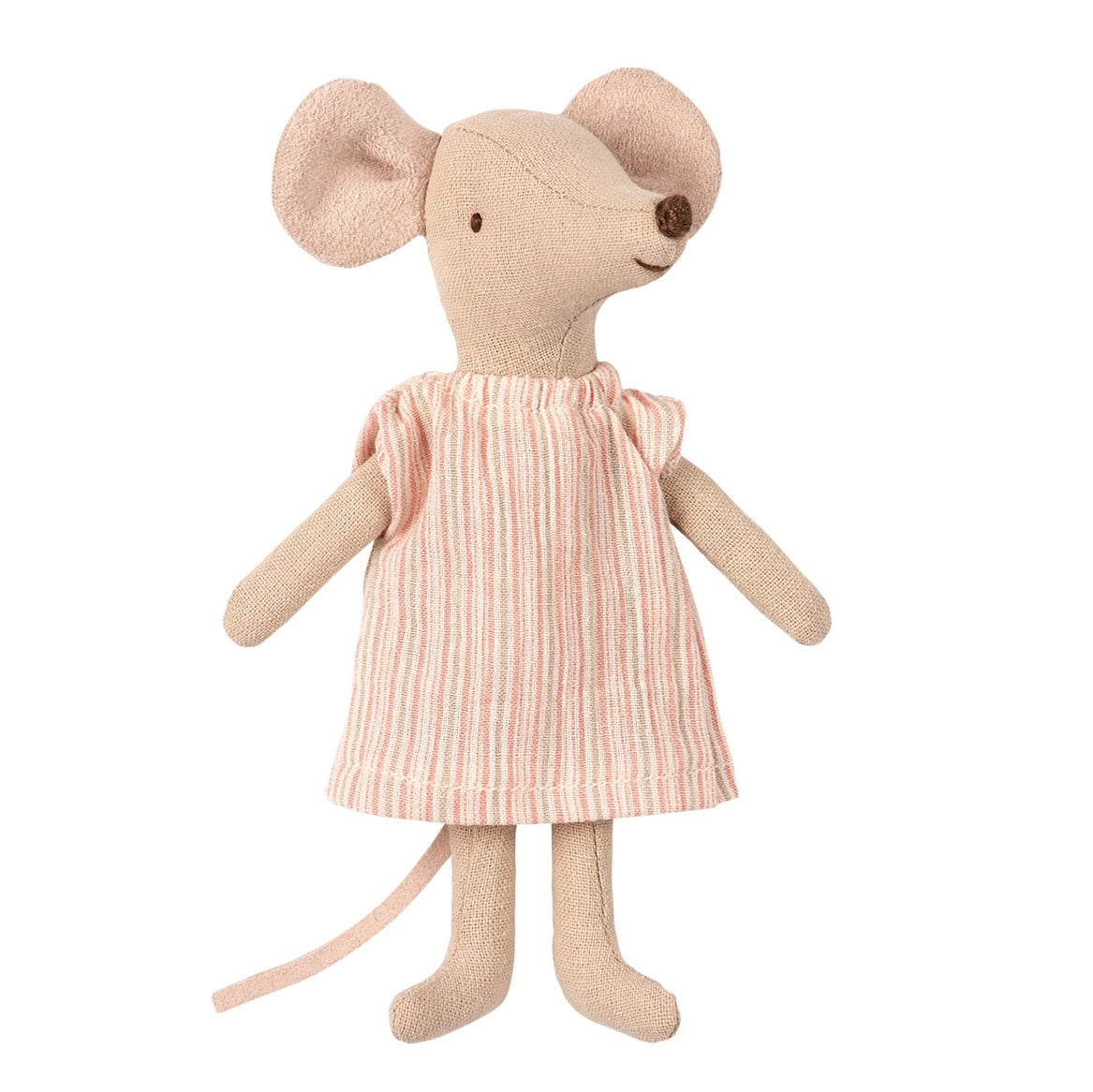 Big Sister Mouse in Box, Striped Dress